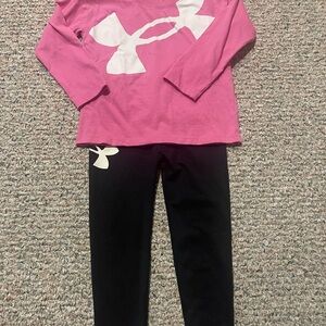 Under Armour Pink set - 3T
